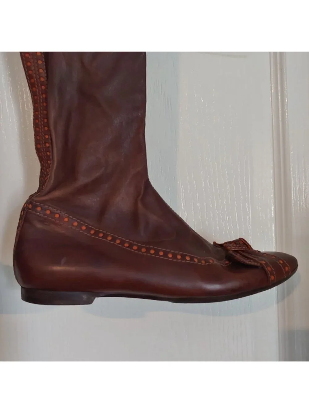 Henry Beguelin Handmade Italy Leather Victorian Artisan Granny Boots Steampunk